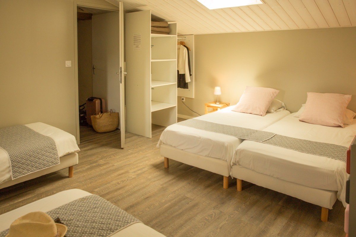 5 chambres spacieuses et modulables