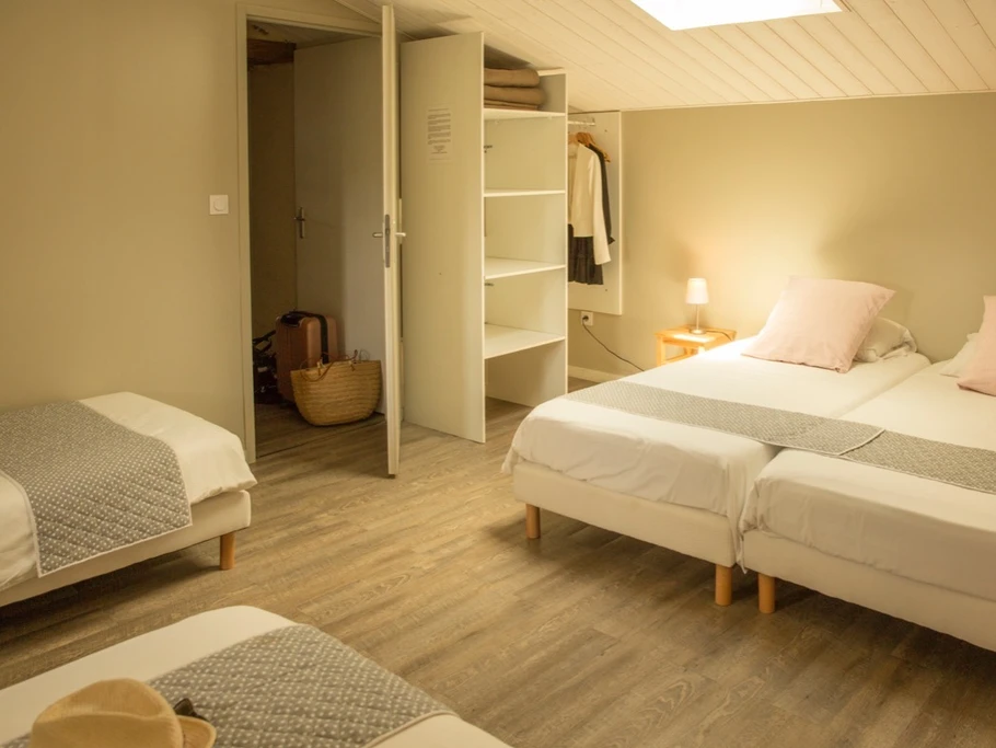 5 chambres spacieuses et modulables