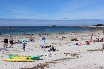 presqu'ile de Pleubian, plage a 6km