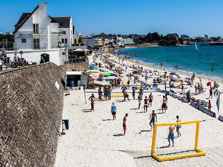 Plage des Sables Blancs à Concarneau