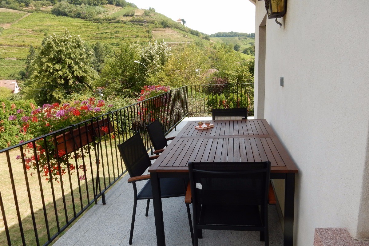 TERRASSE AVEC SALON DE JARDIN