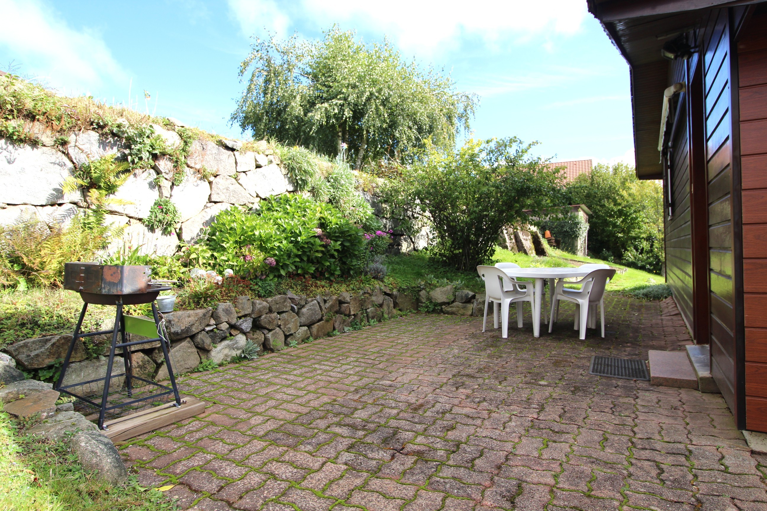 Terrasse - Chalet de Grany, indépendant, avec vue panoramique sur le lac de Gérardmer