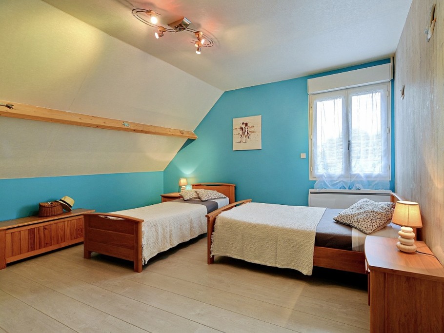La chambre bleue à létage