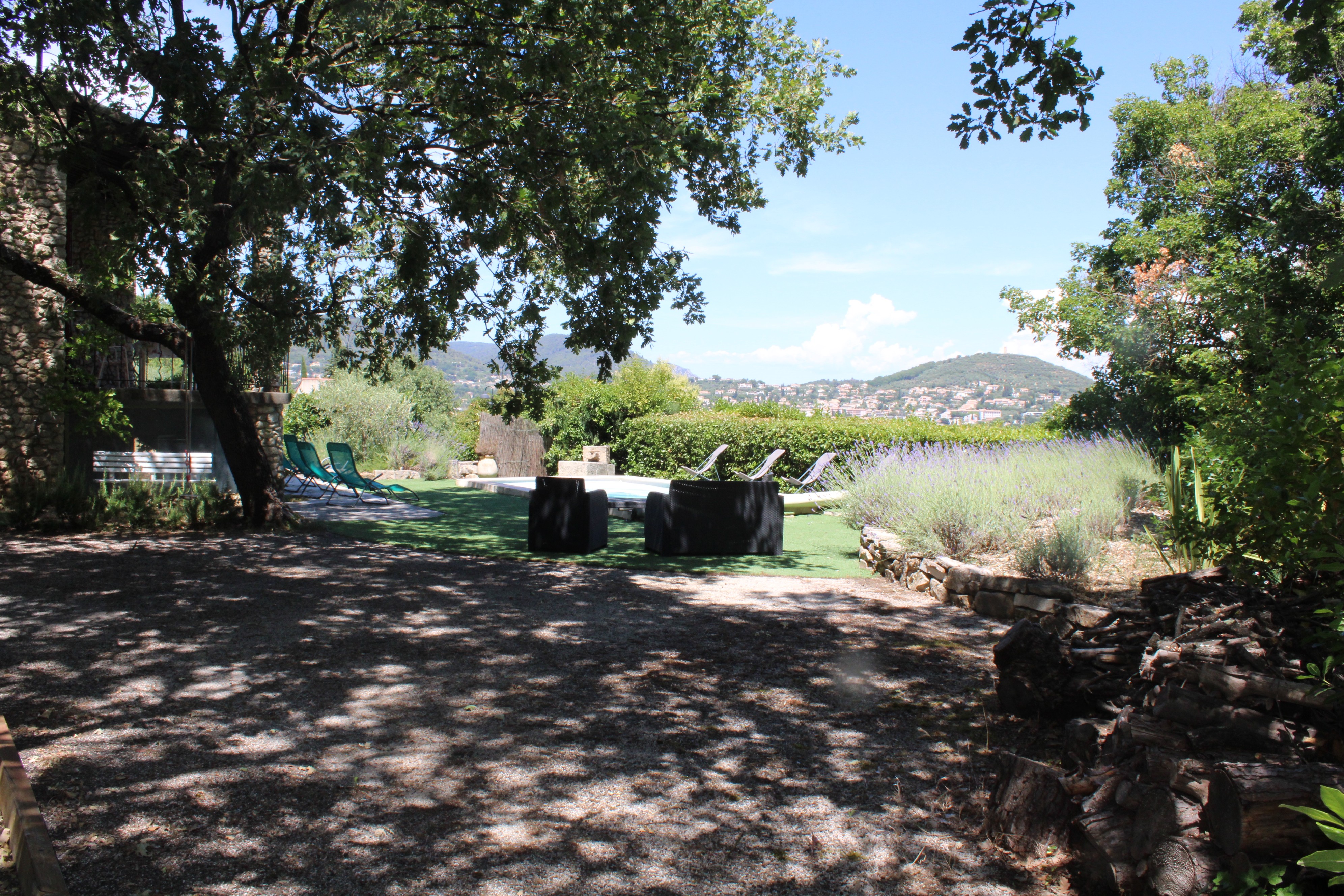 Shaded rest area