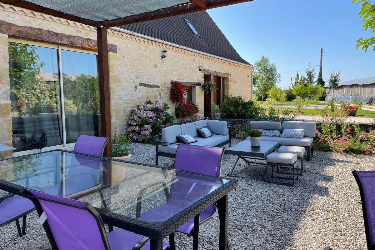 espace détente de La Ferme de la Croix