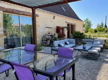 espace détente de La Ferme de la Croix