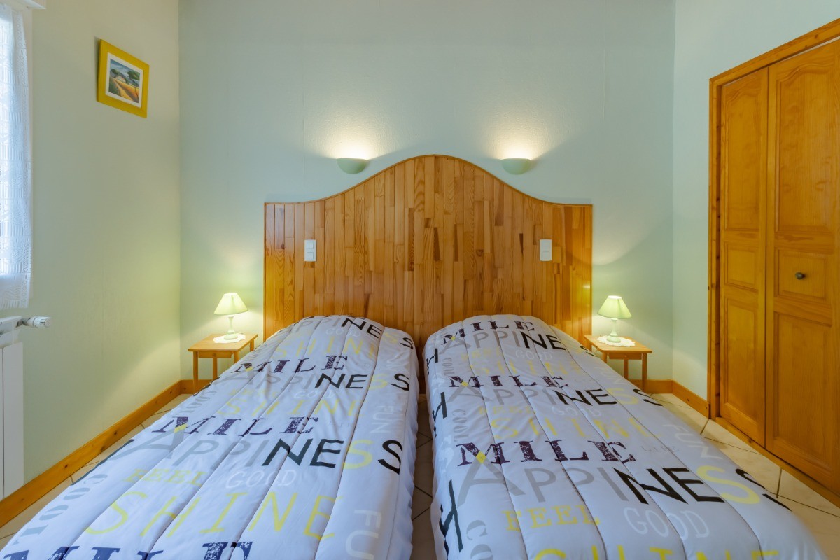 Chambre 2 personnes lits jumeaux Gîte La Villa Périgourdine 24200 SARLAT DORDOGNE