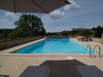 Le Farat - Gîte La Maison de Campagne - Piscine.