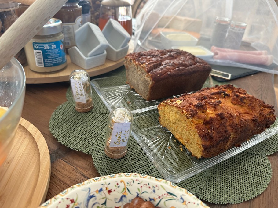 A hearty breakfast in Lapugnoy at Le Domaine de la Bergerie, Pas-de-Calais