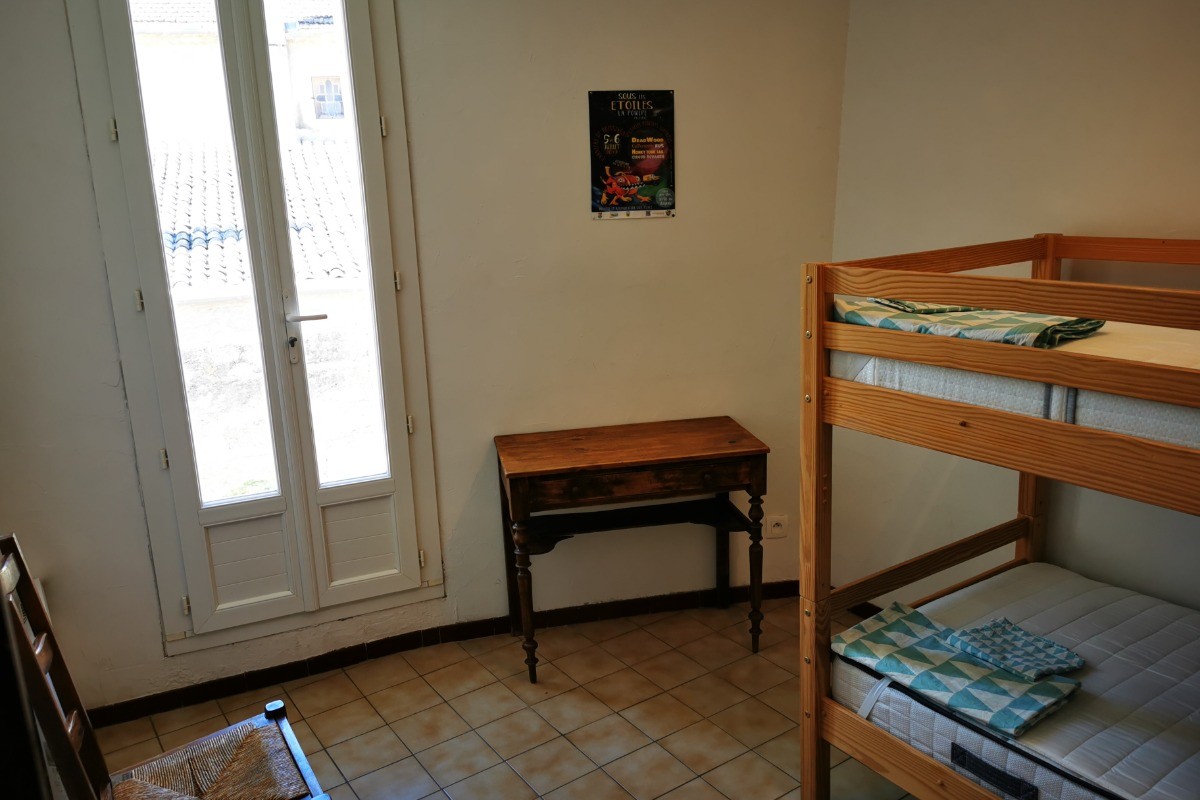 La deuxième chambre avec lits superposés 90x190