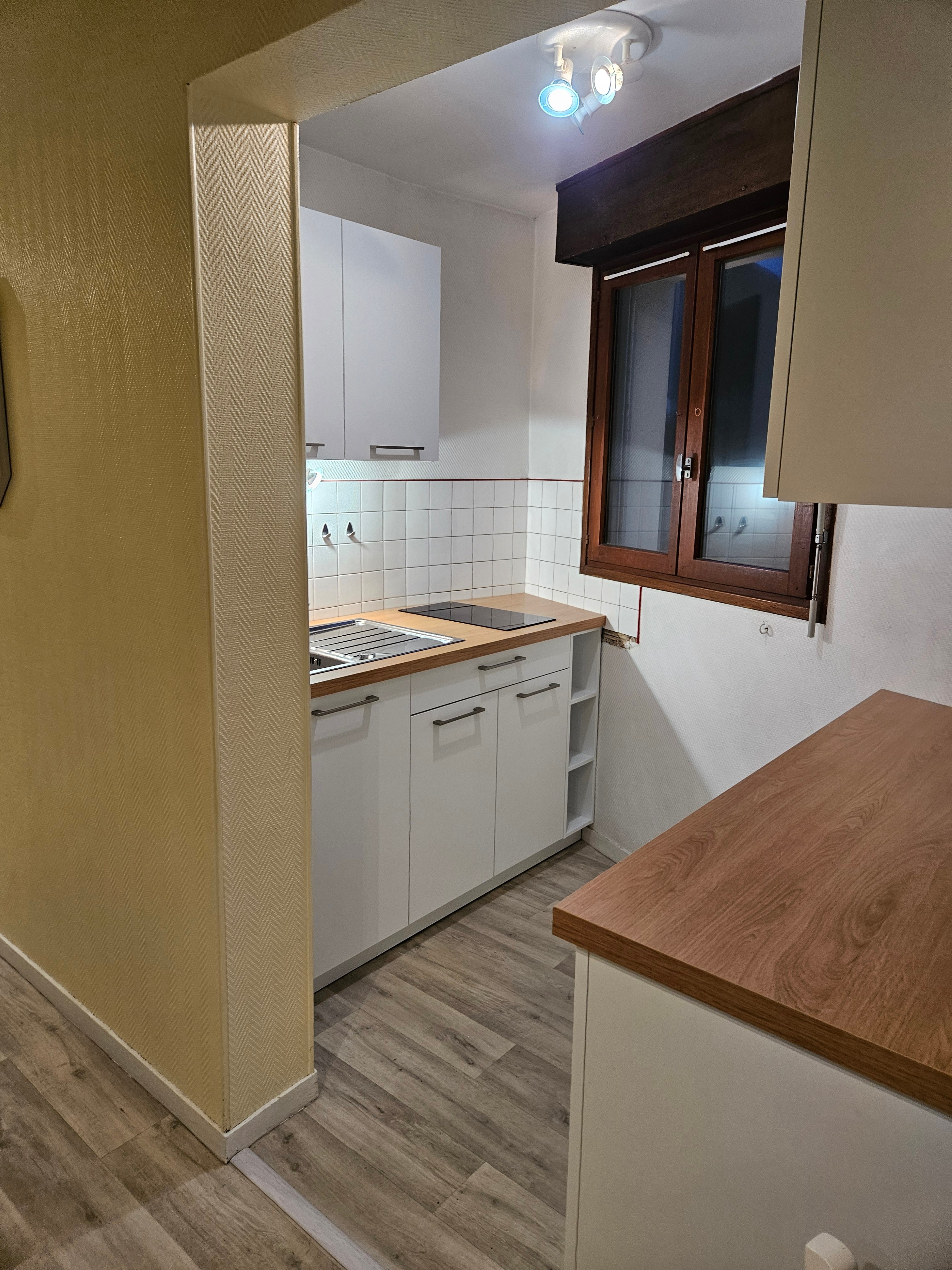 view of the kitchen