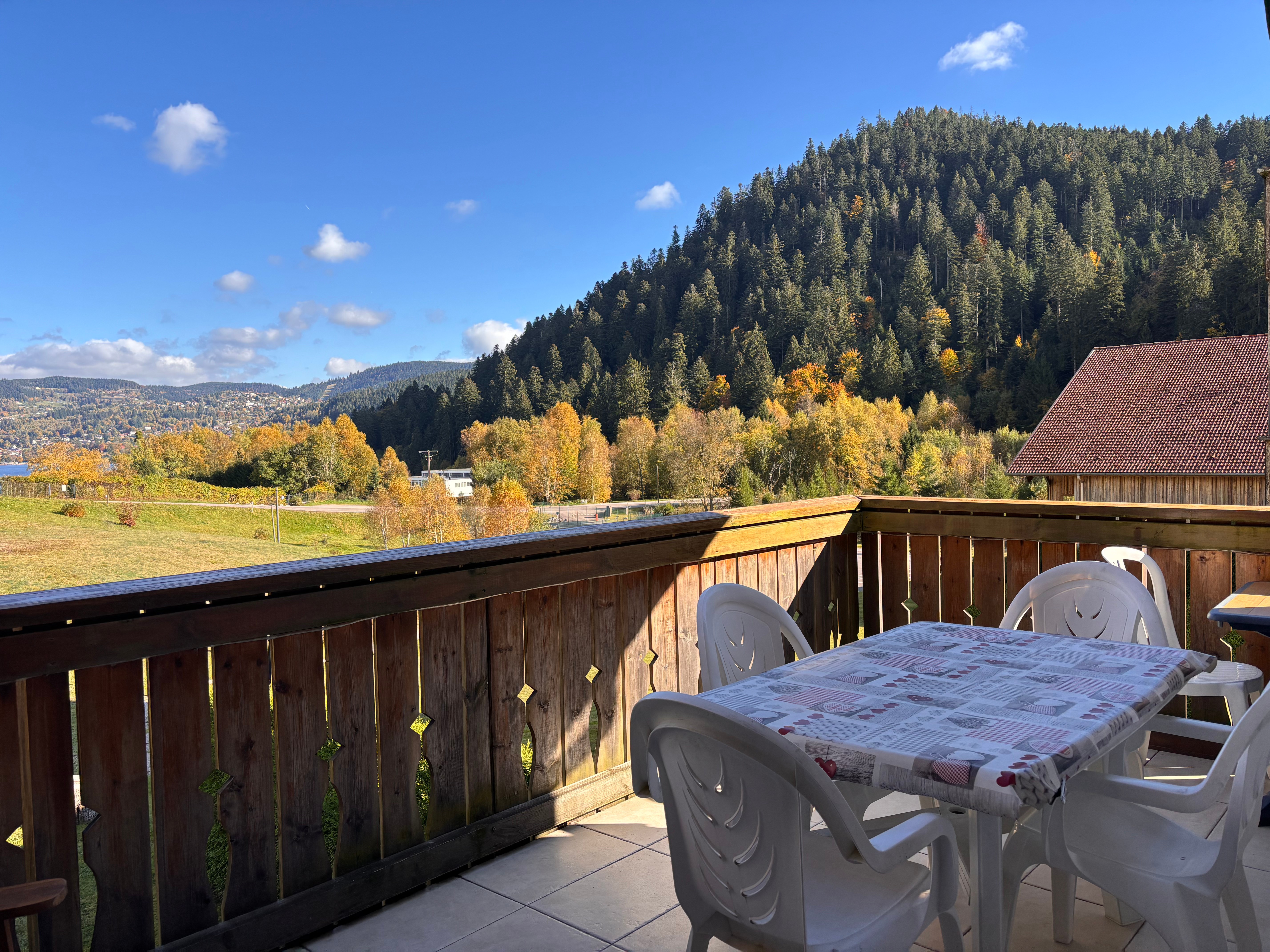 Terrasse - Appartement "Coup de Cœur" à Gérardmer