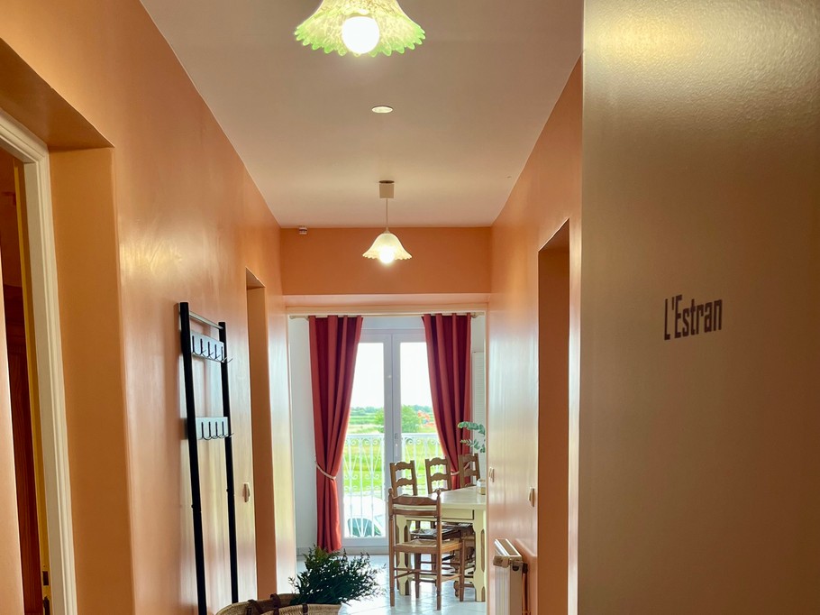 L'entrée du gîte de l''Estran