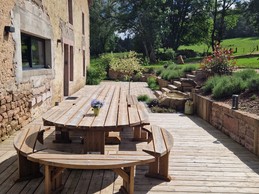 Terrasse - Gîte Aux Portes de Vrupt Saint-Nabord