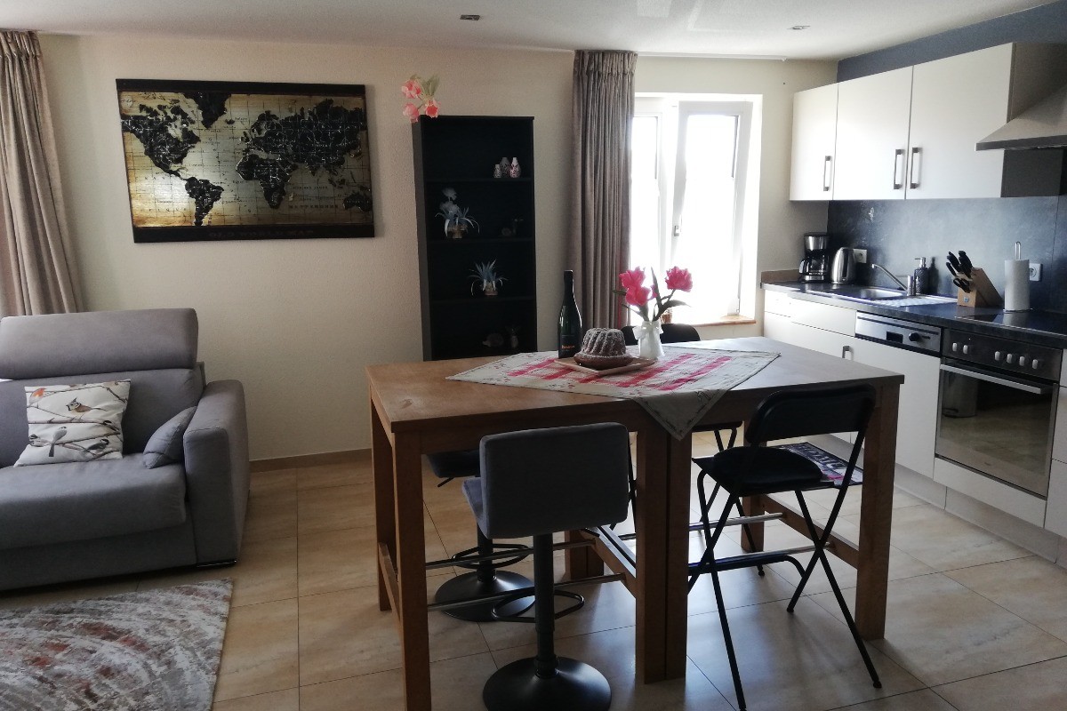 Espace ouvert cuisine -salon