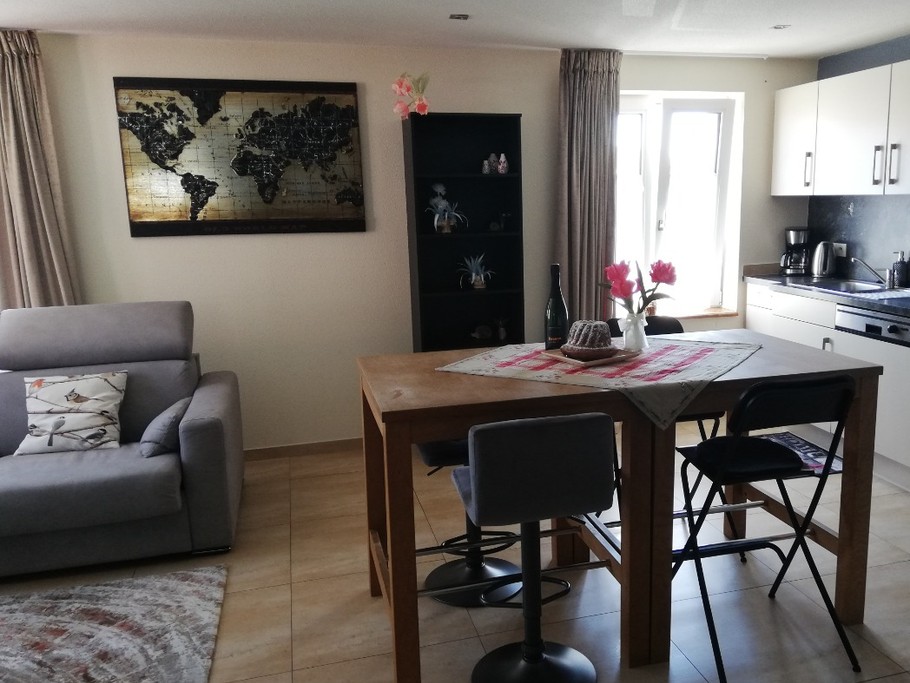 Espace ouvert cuisine -salon