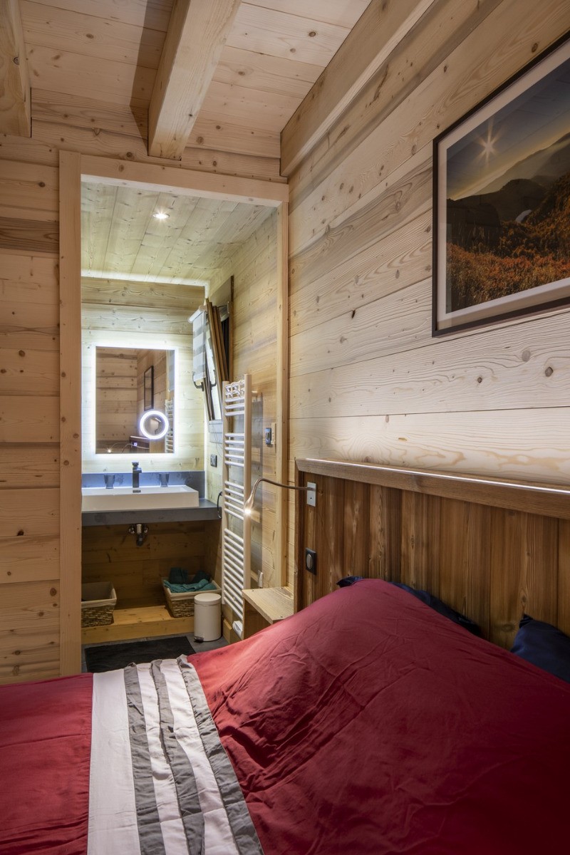 Salle d'eau chambre 2 - Chalet Horizon 180 Gérardmer