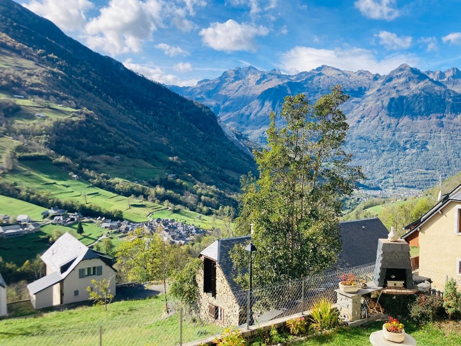 Vue sur le massif de l'Ardiden