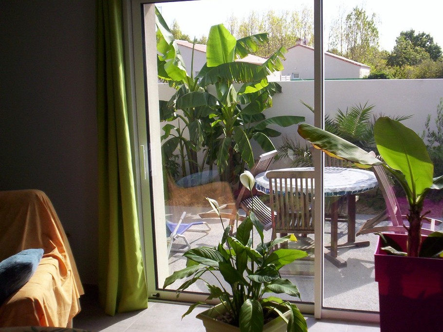 TERRASSE VUE DE L INTERIEUR