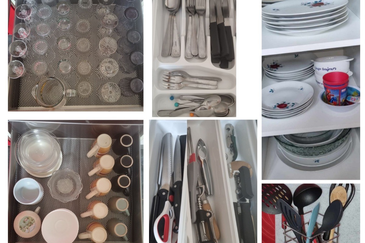 service de table: verre à eau/soda/tubes/vin/flûtecouvert ordinaire, fruit de mer