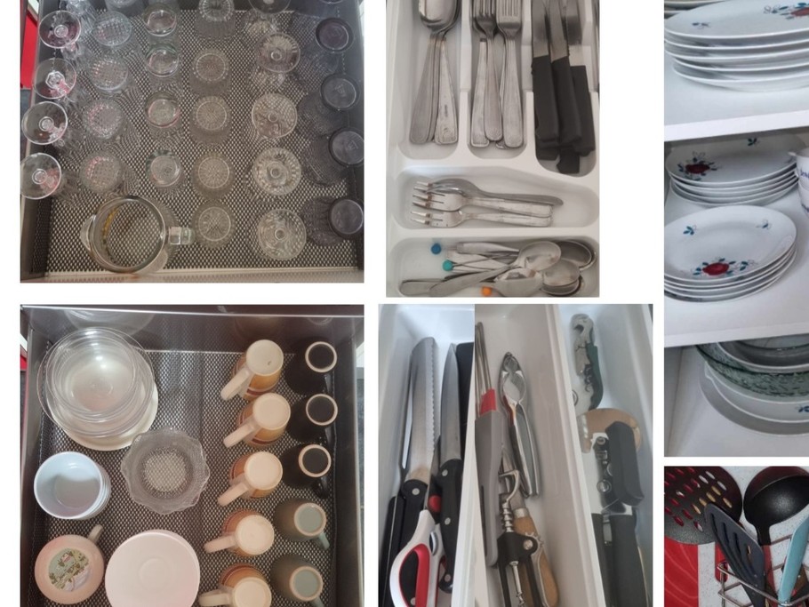 service de table: verre à eau/soda/tubes/vin/flûtecouvert ordinaire, fruit de mer