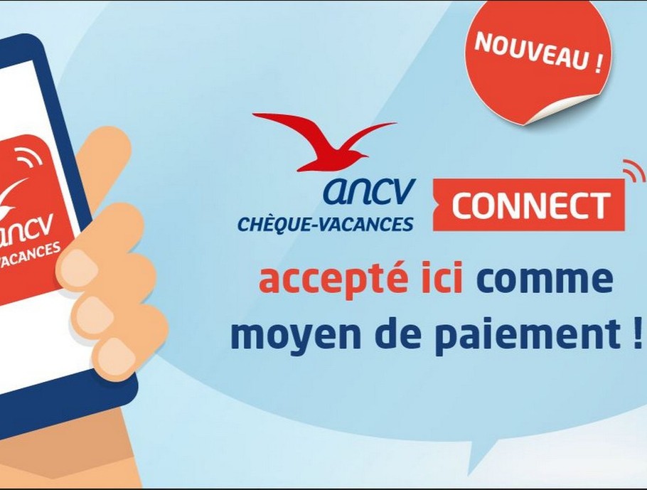 Accepte les chèques vacances connect