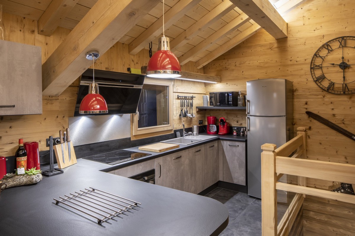 La cuisine - Chalet Horizon 180 Gérardmer