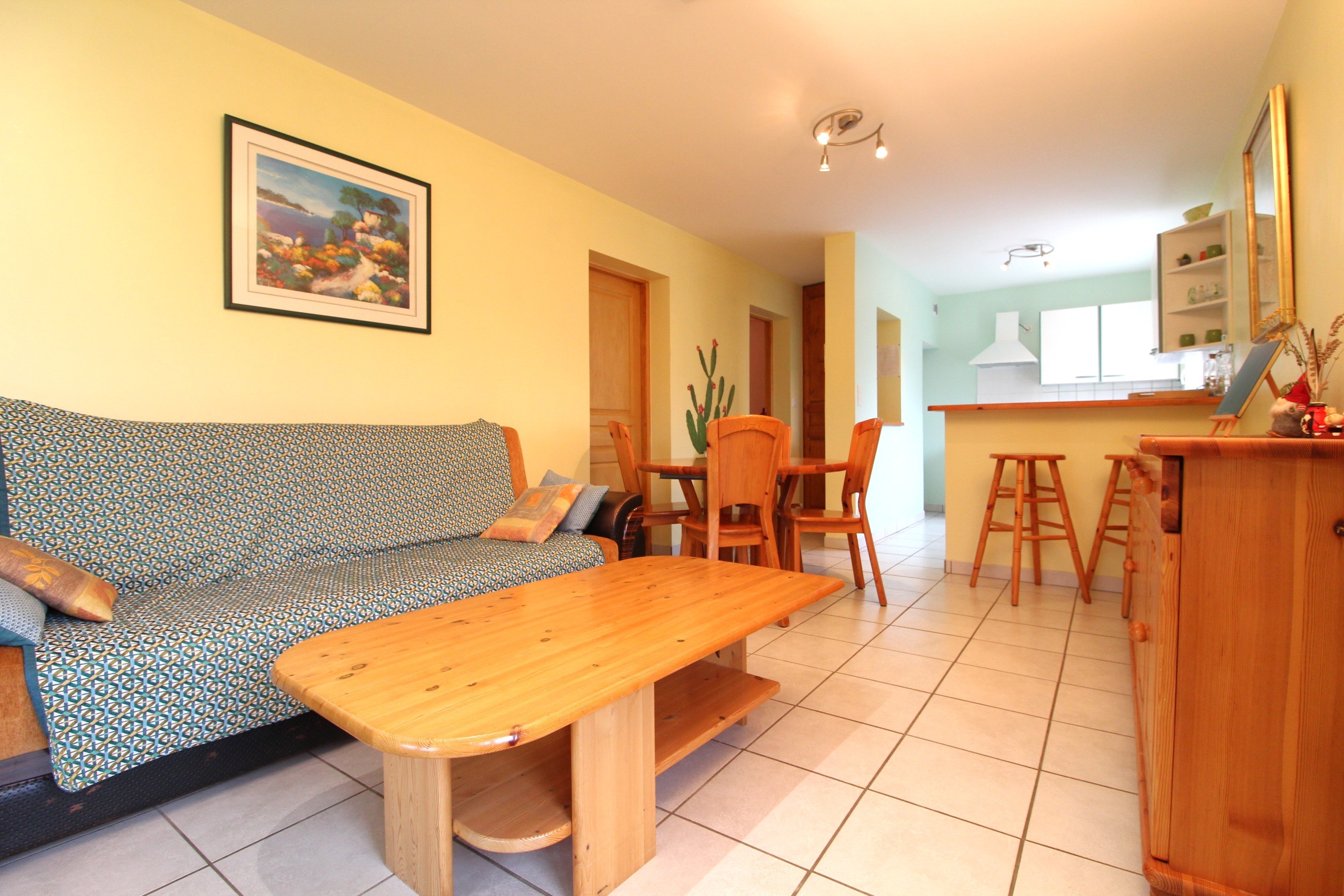 Salon/ séjour - Appartement, Le Chalet Vert, à La Bresse