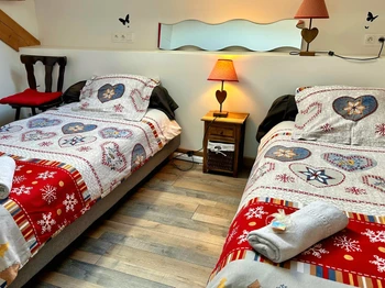 Prérouge 2 lits 90cm + 1 lit king size 180x200