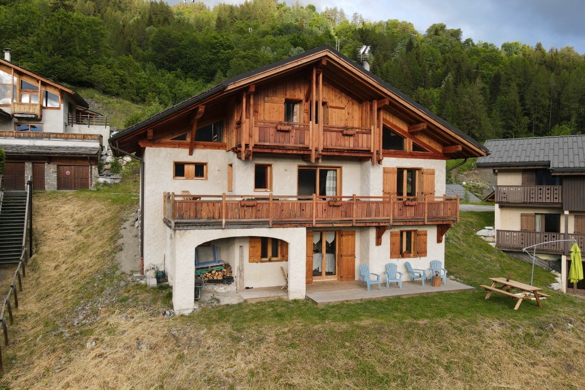 Facade ouest du chalet