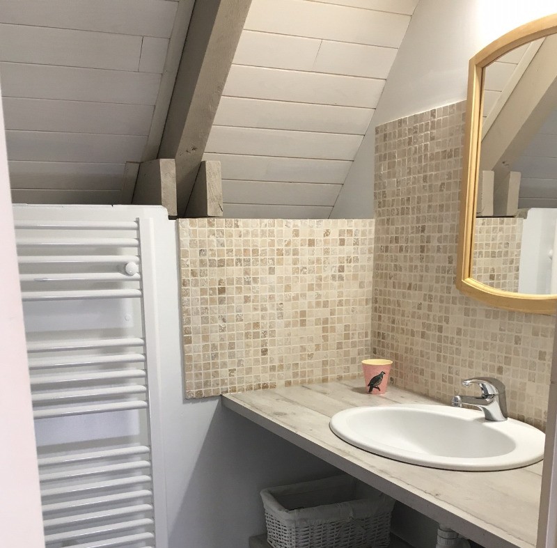 Studio "La passagère émeraude" pour 2 à 4 pers. près des plages, Beaussais sur Mer, Ploubalay (Côtes d'Armor, Bretagne) - Cabinet de toilettes