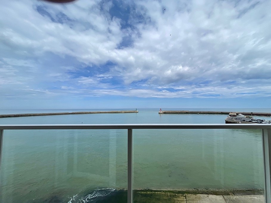 vue du balcon mer
