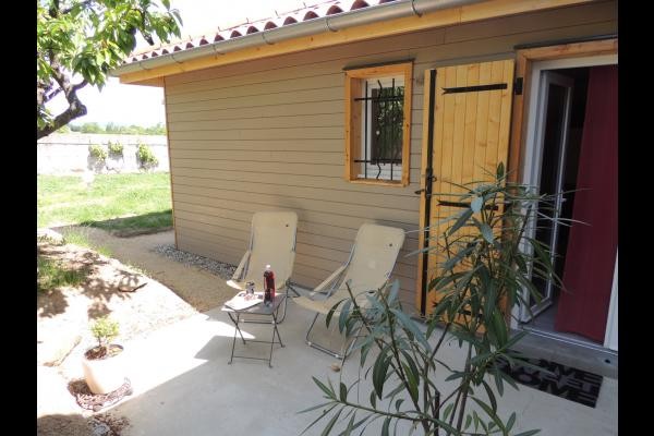 Chambres d'hôtes avec piscine dans le Parc naturel régional du Pilat - Terrasse privative