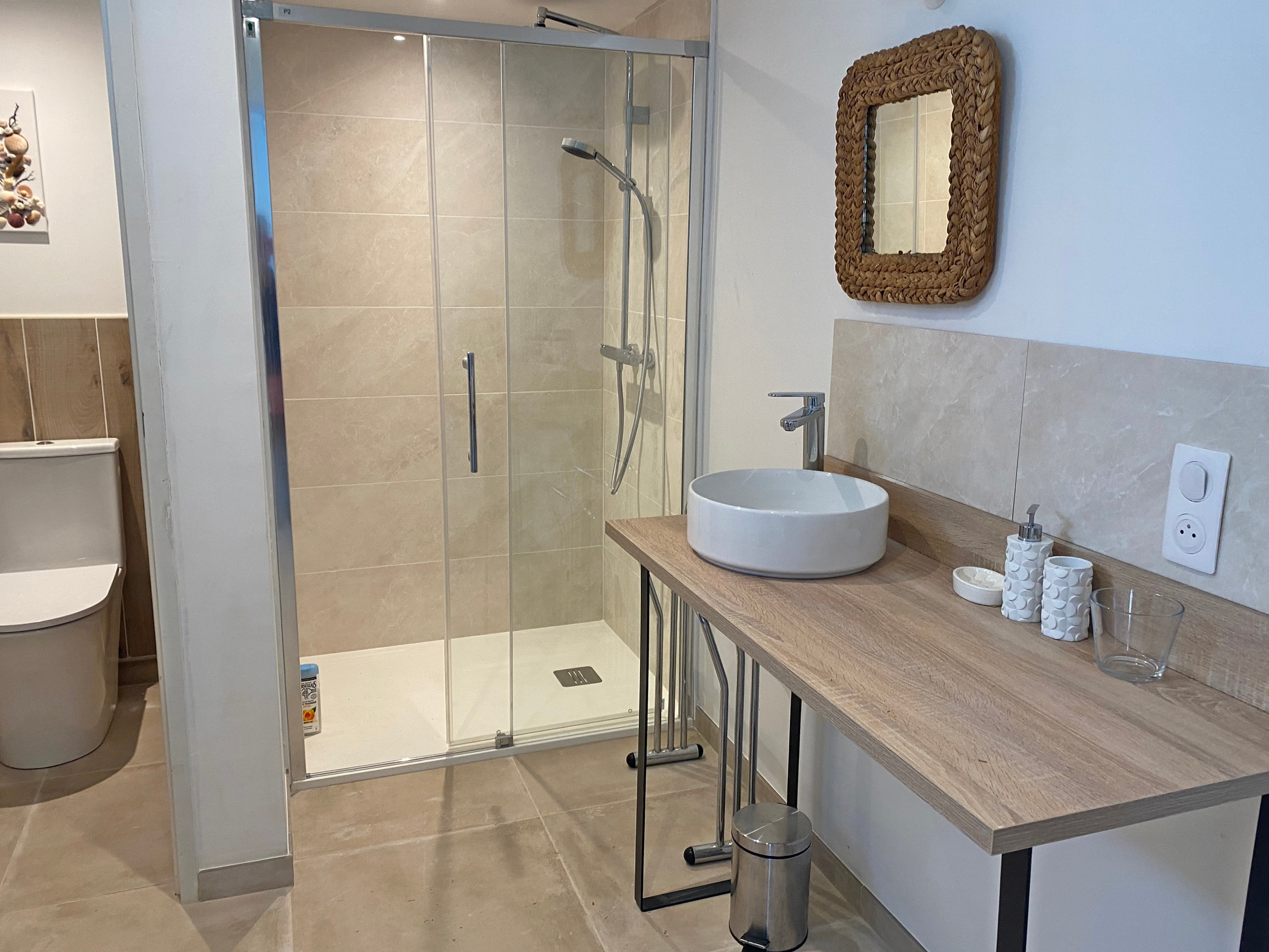 Ground floor: Shower room with separate toilet