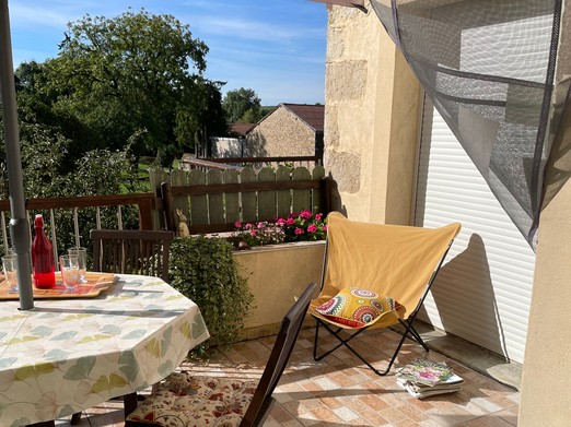 Terrasse - Gîte de la Sauvegarde