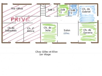 plan chambres d'hôtes