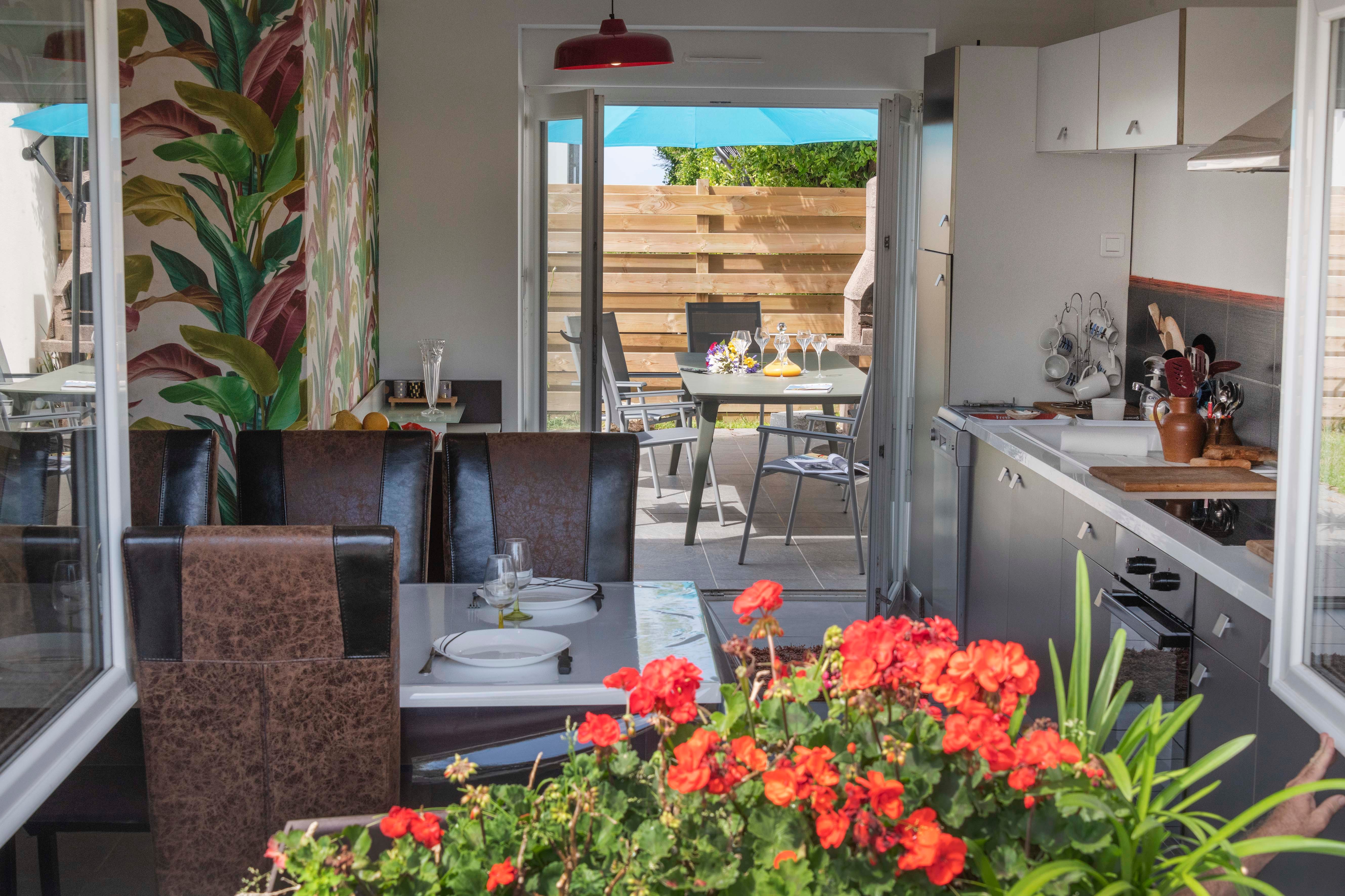 vue cuisine terrasse