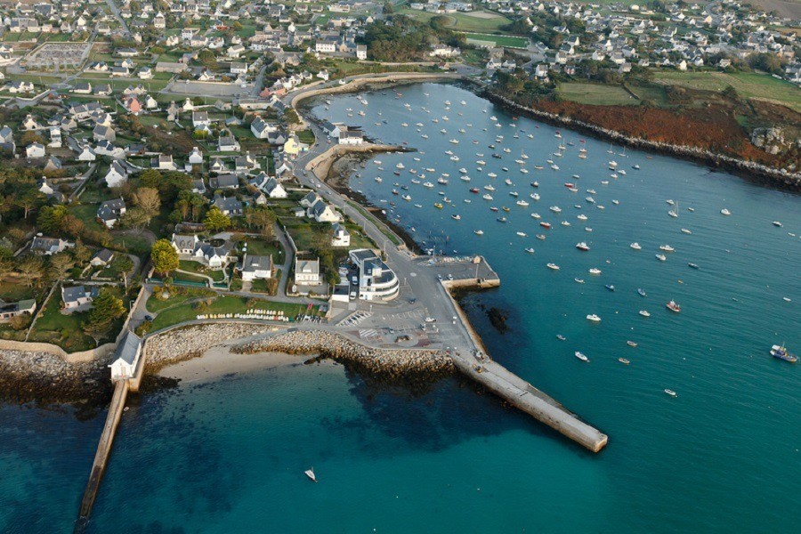 Le port de Portsall à Ploudalmézeau