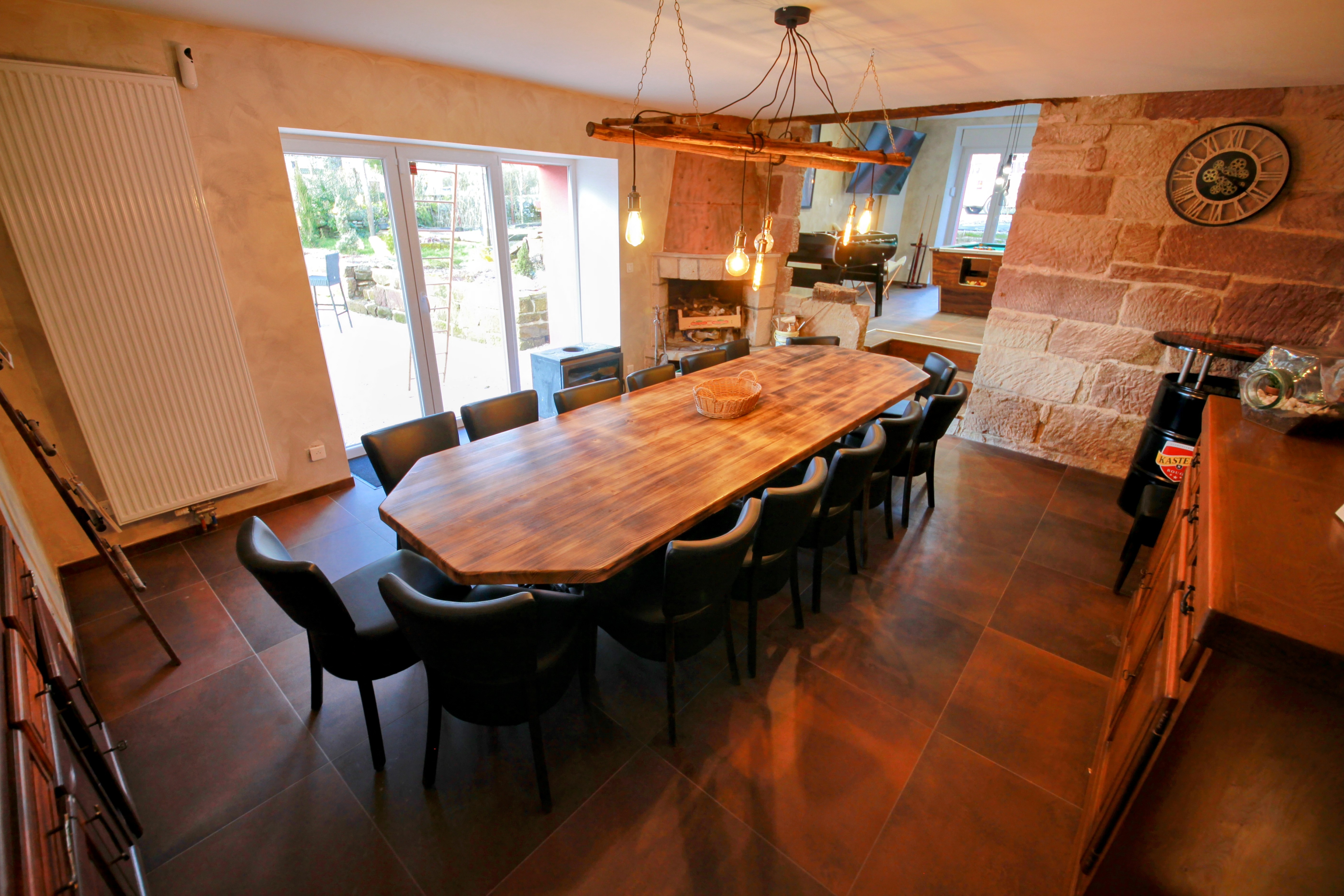 Salle à manger - La Ferme à Gaston, gîte de groupe