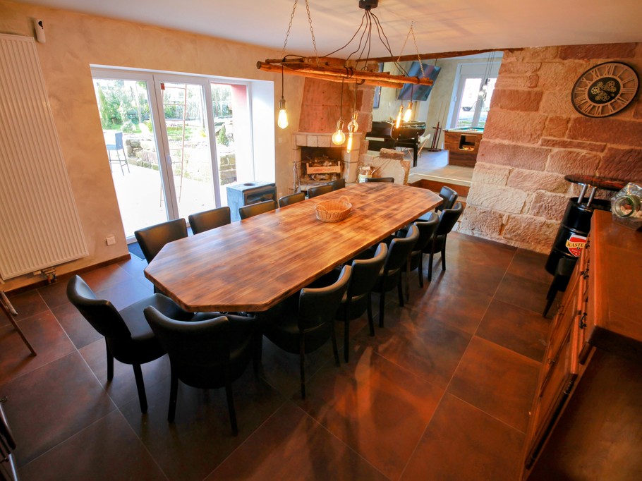 Salle à manger - La Ferme à Gaston, gîte de groupe