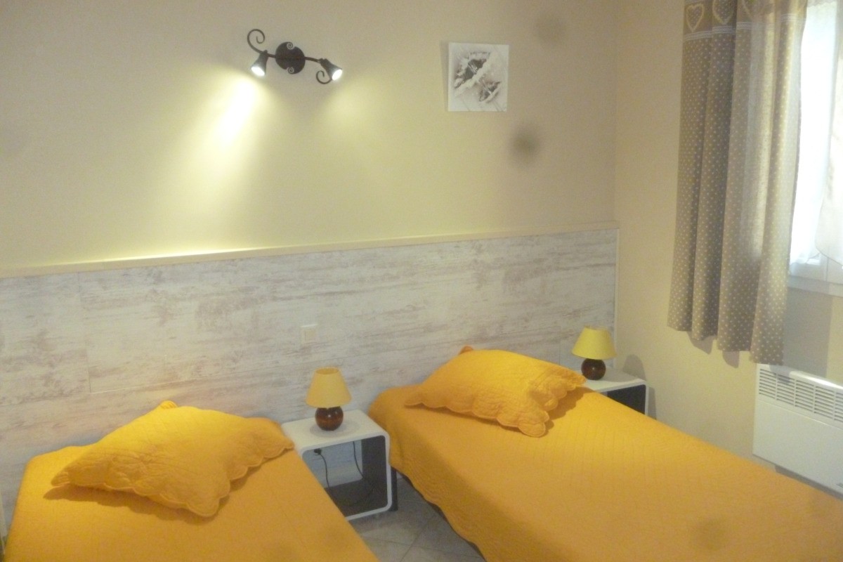 La chambre à 2 lits simples