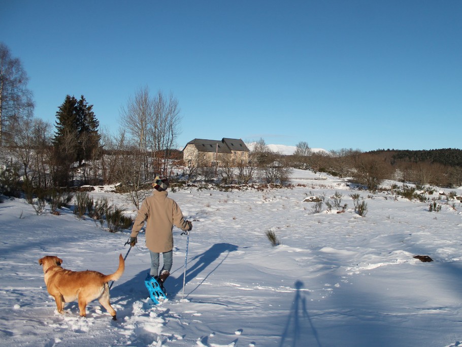 La vue sur le Sancy en hiver