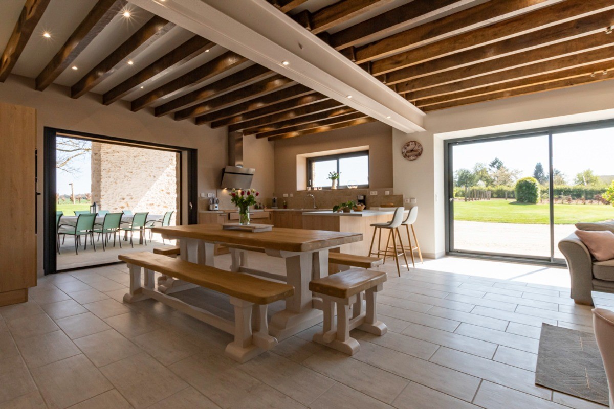 Cuisine au Gite Entre Terres et Vignes à Châtillon sur Morin en Champagne