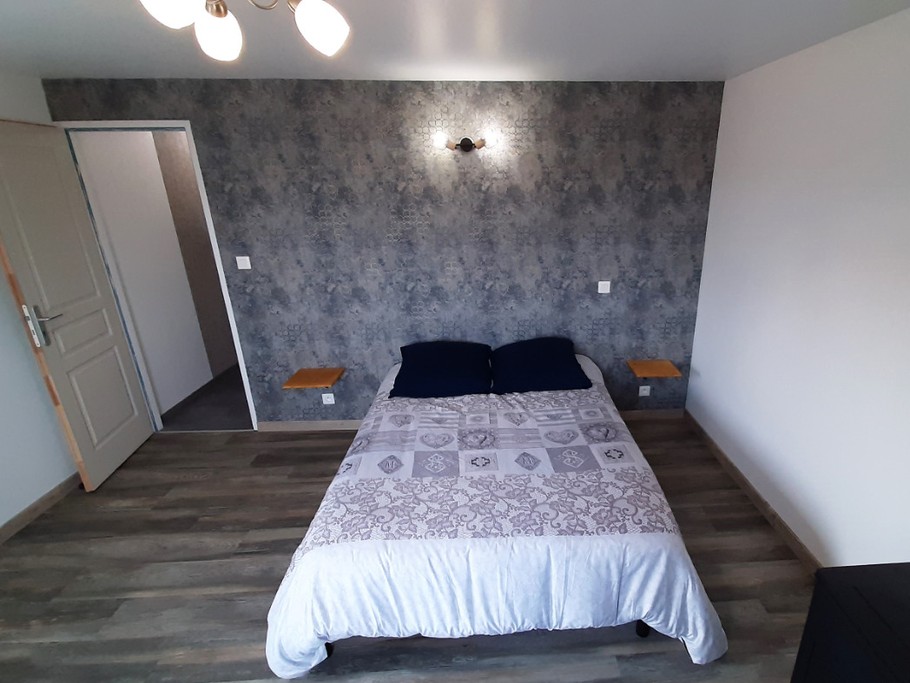 2ème niveau - chambre n°3 - 1 lit en 140x190 cm