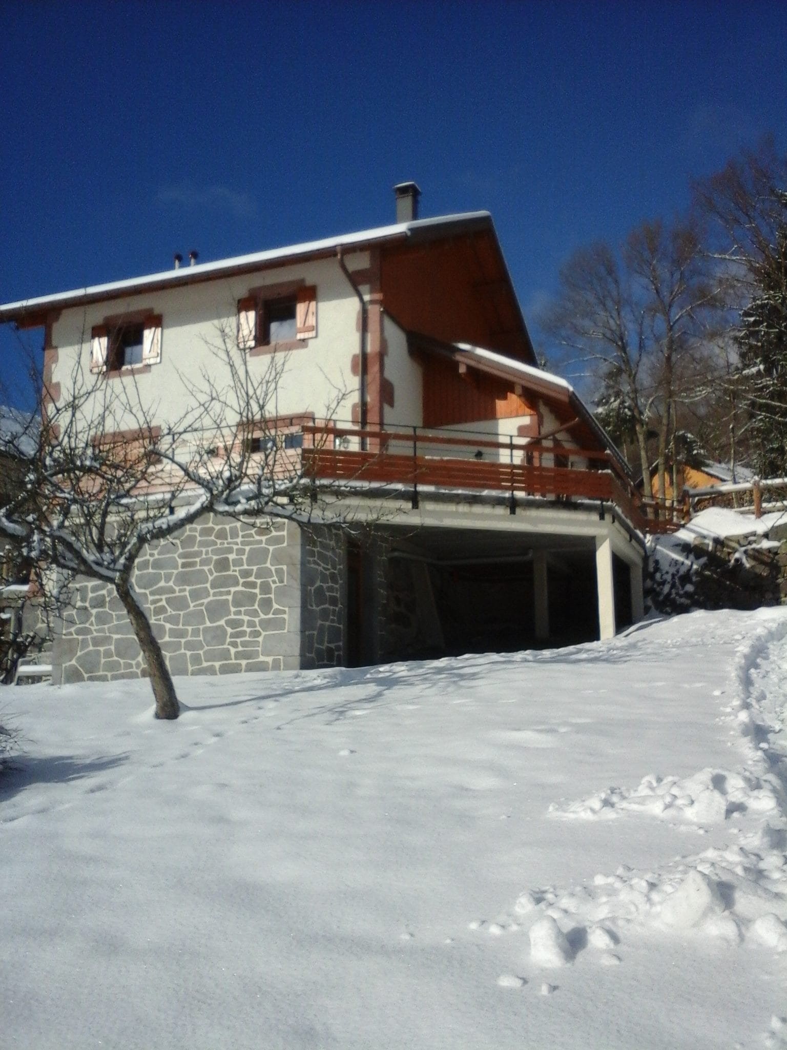 Gîte La remise, winter colours