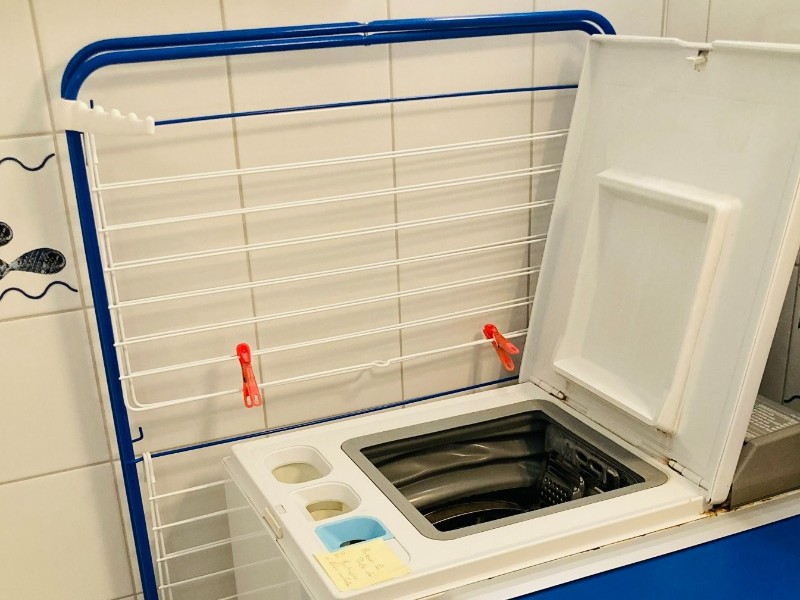 Salle de douche - Machine à laver