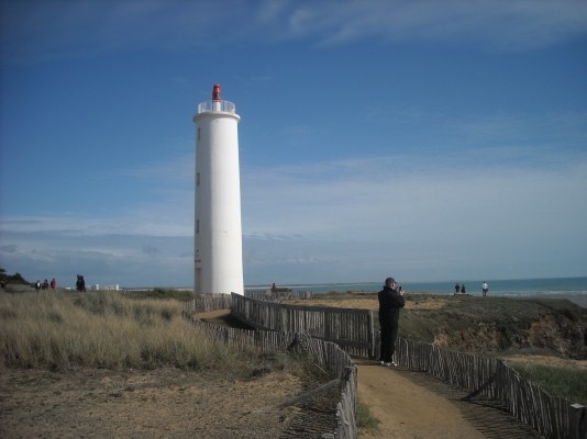 piste pédestre allant à ST GILLES CROIX DE VIE.