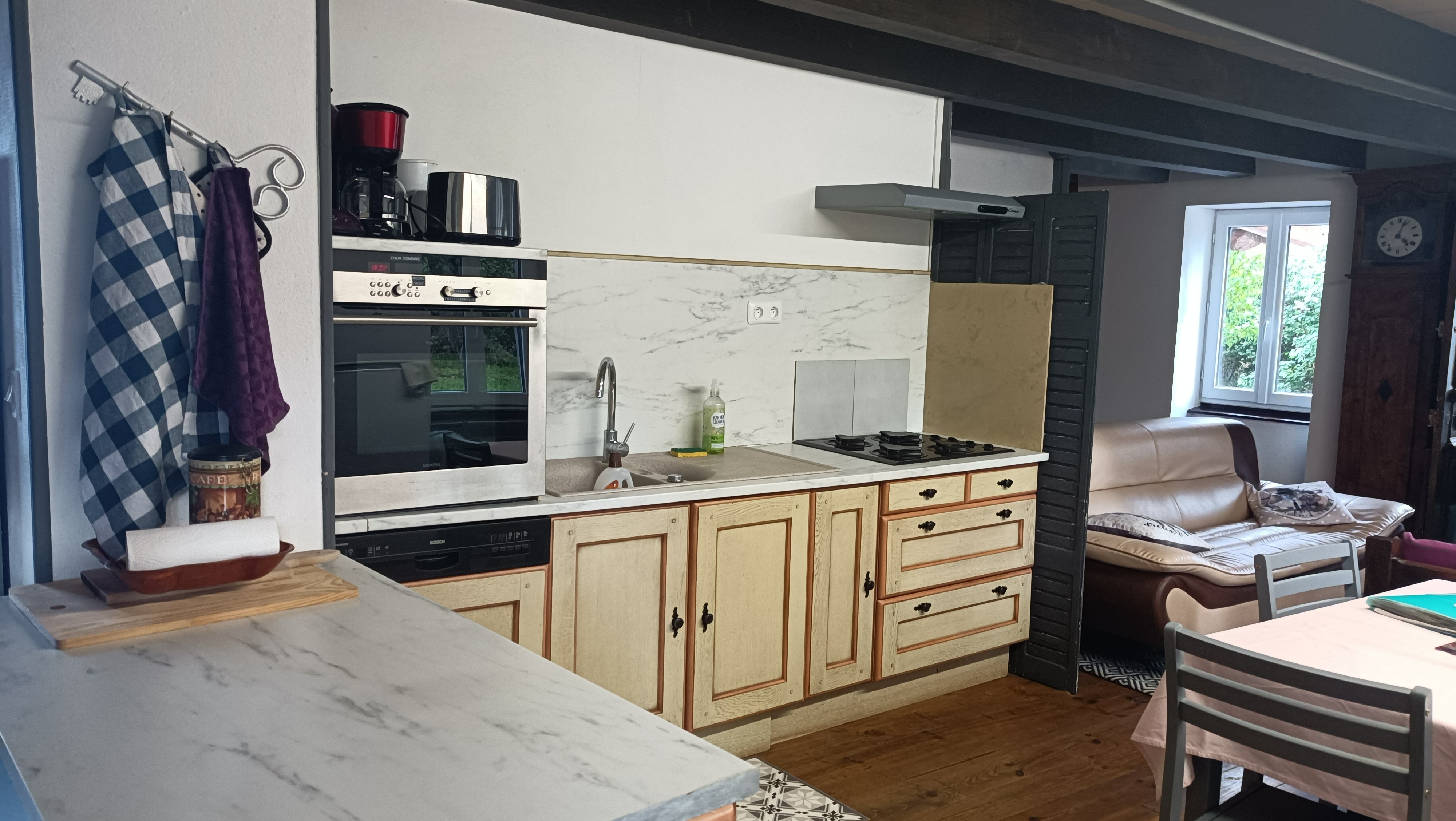 "Chez Guéguette" à Saint Jean Saint Gervais : la cuisine