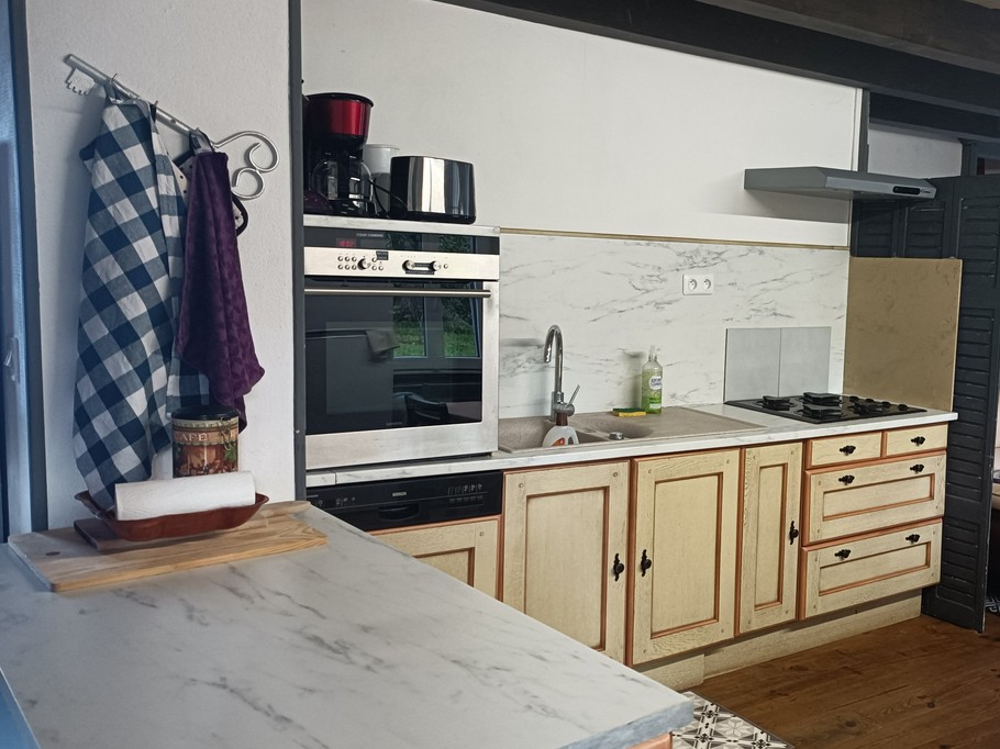 "Chez Guéguette" à Saint Jean Saint Gervais : la cuisine