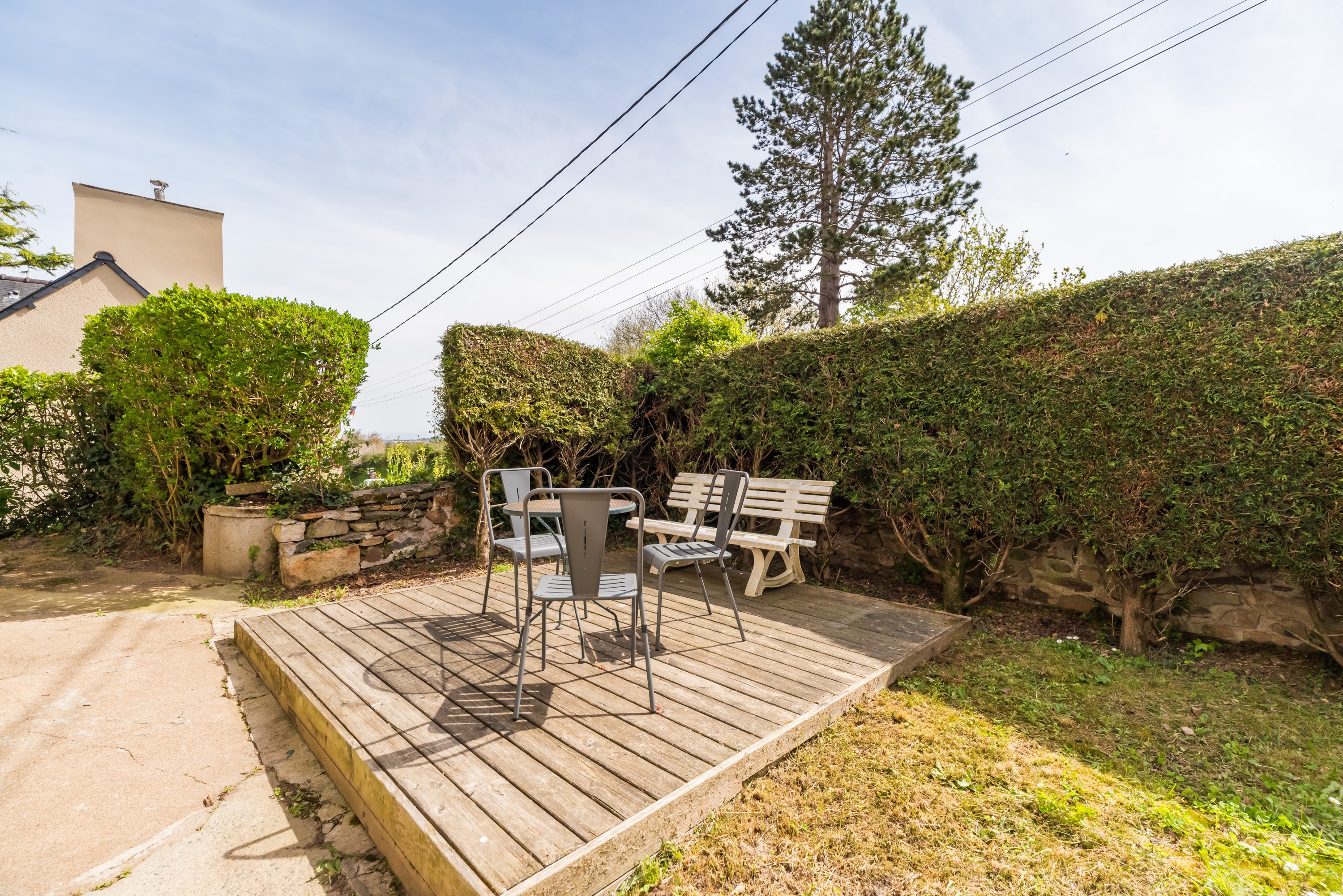 Location Paimpol Clévacances Derrien, front terrace